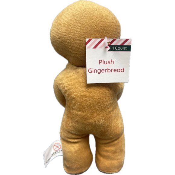 Target Bullseye Playground Christmas Plush 8" Gingerbread Boy NWT 2024 - Picture 2 of 2
